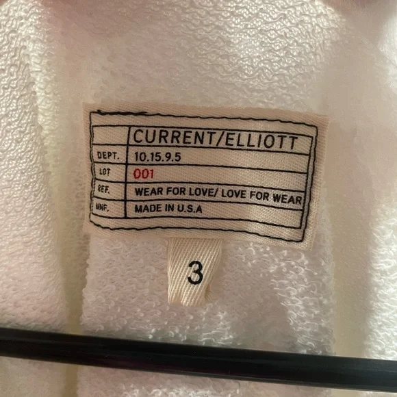 Current/Elliott The Ruffle Sweatshirt - Picture 2 of 5